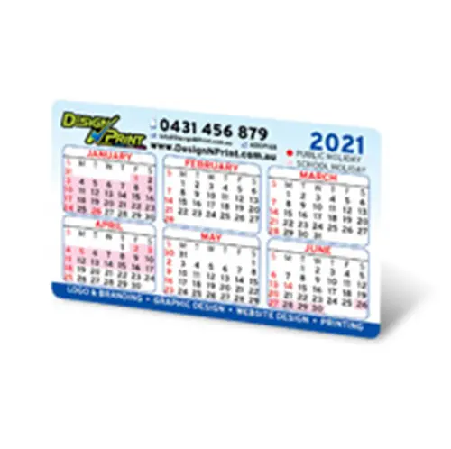 Calendar 2021 Business card